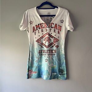 American‎ Fighter Premium V-Neck T-Shirt - Size S
